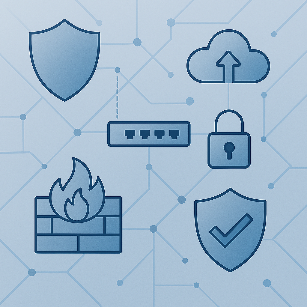 Security and protection illustration